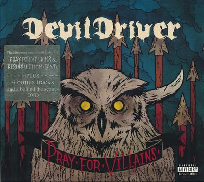 CD DEVILDRIVER Pray For Villains RR78755 Roadrunner Reco 2009 Европа Рок Б/у