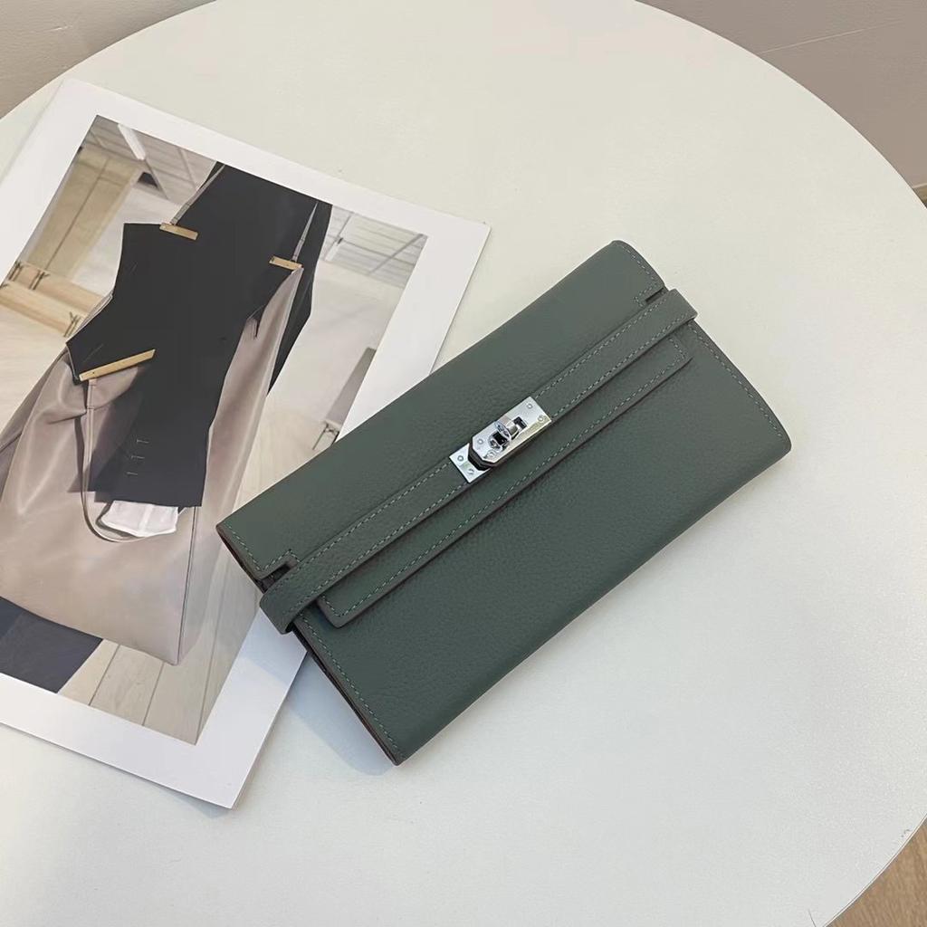 Роскошные женские кошельки из натуральной кожи, высококачественный первый слой коровьей кожи, длинный кошелек, серебристый тон, застегивающийся на замок, великолепная сумка-клатч без логотипа