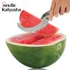 Stainless Steel Watermelon Slicer Kitchen Gadgets Melon Fruit Cutter Watermelon Knife Kitchen Tools