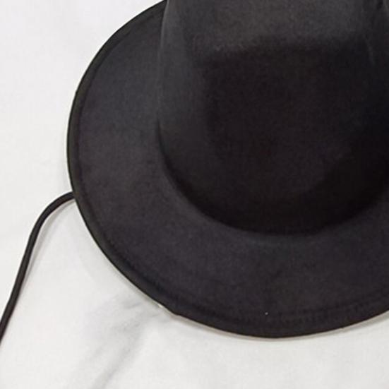 Праздничные летние шляпы для мужчин, мальчиков, подростков, шляпа для выступлений, косплей идола, головной убор, широкополая, летняя, защита от УФ-лучей, черная шляпа