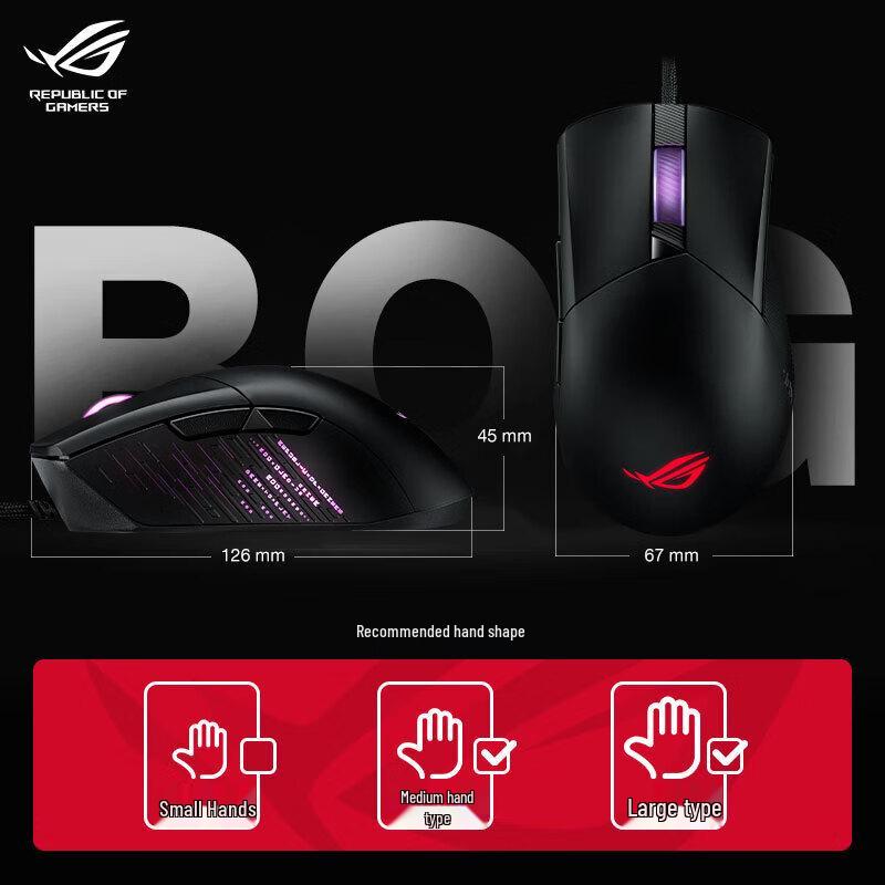 Asus Игровая мышь ROG Gladius III проводная черная Миф о Сунь Укуне