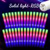 30-200PCS Party Supplies LED Foam Glow Sticks 3 Mode RGB Glow Sticks Glow in the Dark Supplies