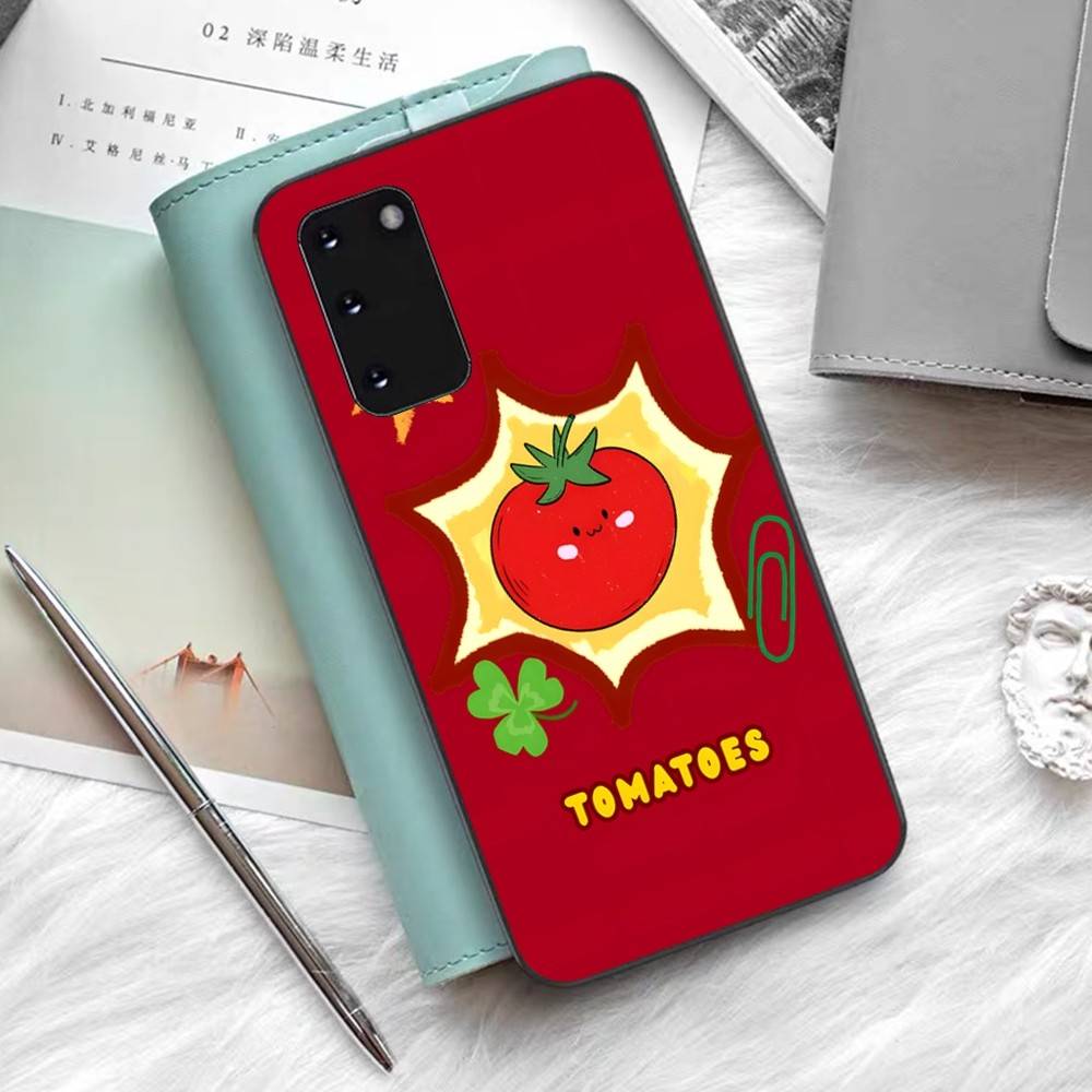 Чехол для телефона 'Томатное выражение' для Samsung S 24 Fe 25 Ultra Plus 20 Lite 21 30 22 23 24 22 Ultra 5G Fundas