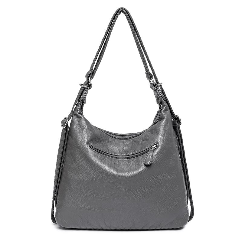 2023 Большая вместительная женская сумка, женская сумка через плечо из искусственной кожи, женская многофункциональная сумка через плечо, розовая сумка A Main Femme