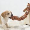 Прочная собачья плюшевая жевательная игрушка Пищалка Жующая Молярная имитация сосиски со звуком BB Очистка зубов Устойчивая к укусам для щенков