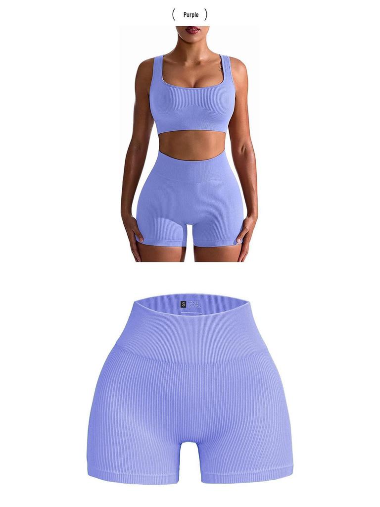 Women's High-Waisted Yoga Running Shorts - Quick-Dry, Hip-Lifting Fitness Wear