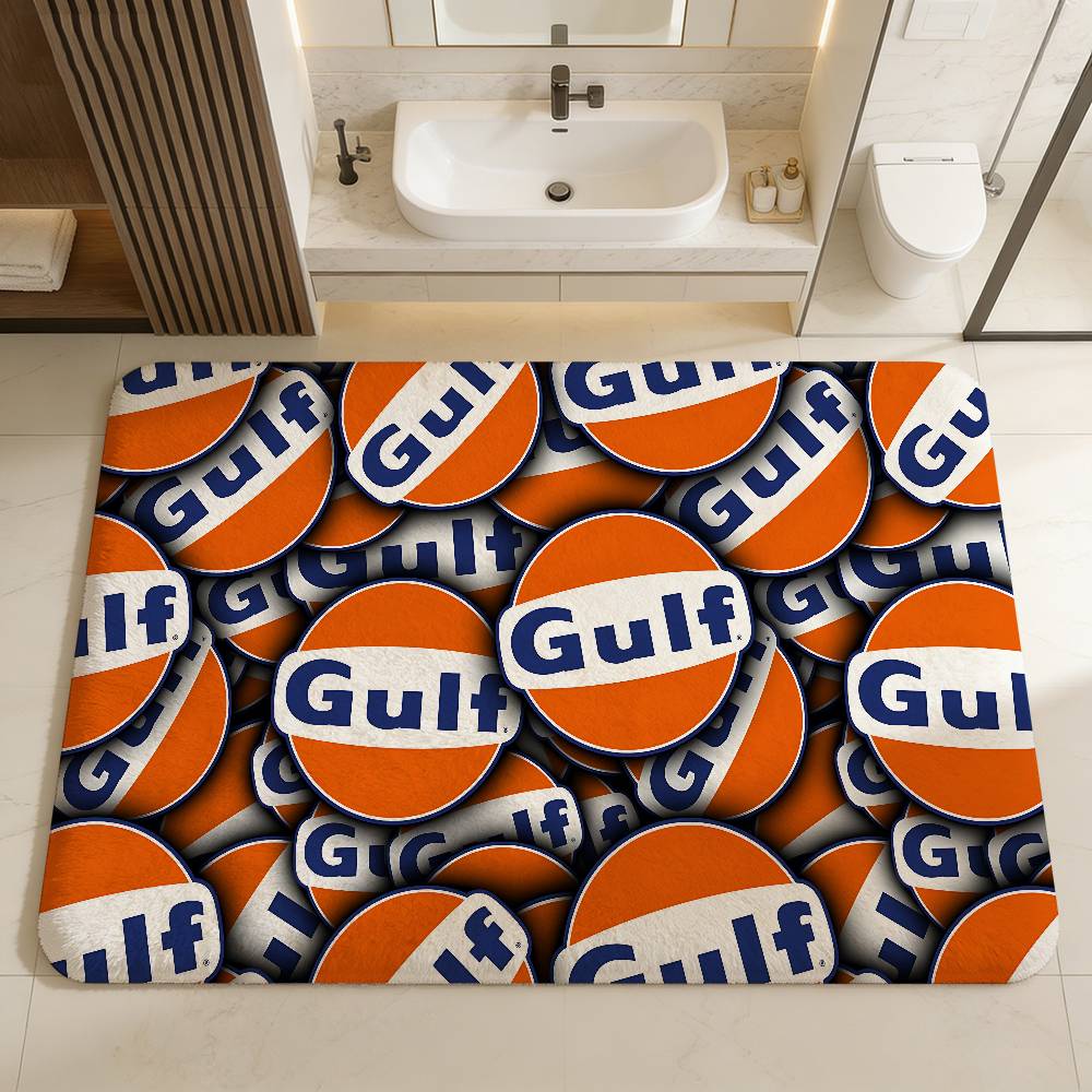 G-Gulfs Racing Logo Entrance Door Mat Nordic Style Home Doormat Bathroom-Toilet Mats Bedroom Hotel Decor Mat