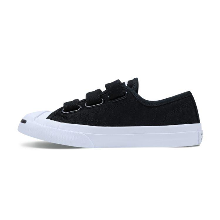 Converse Кеды Jack Purcell 3V Низкие Детские Холщовые Черные Для Детей Возрастом 3-7 Лет 361307C
