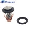 Outboard Service Kit Thermostat Oil Filter Fuel Filter Impeller Kit for Yamaha 4 Stroke 80 HP F80B Motors 67F-W0078-00 18-3451