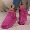 New Winter Women Snow Boots Plush Warm Non Slip Waterproof Ladies Flats Sneakers Casual Slip On Female Ankle Boots Botas Mujer