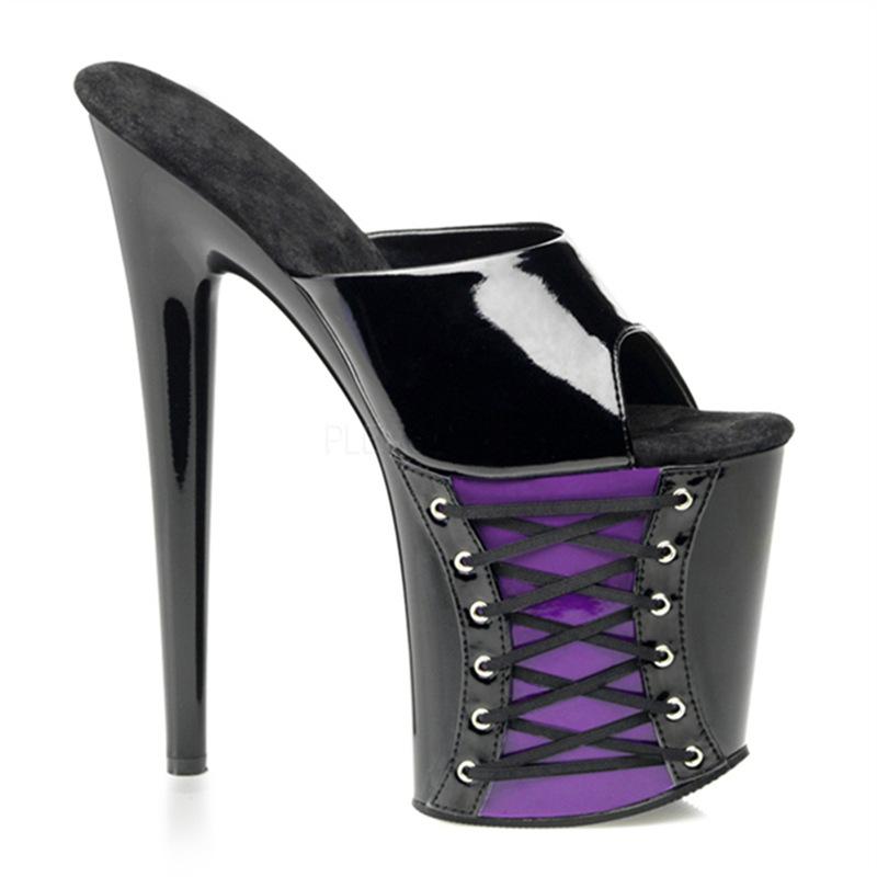 Internet celebrities with the same 2025 summer new high-heeled sandals women's stiletto sole lace-up one-word high-heeled shoes