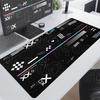 White & Black CSGO Large Computer Mouse Pad Washable Speed Keyboard Mat for E-sport FPS Gamer Deskmat Durable Stitch Edge Carpet