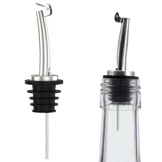 4 шт. Дозаторы для вина Многоцелевые Многоразовые Герметичные Пищевой класс Легко чистятся Устройство для наливания ликера с крышкой Носик для масла