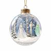 Plastic Christmas Tree Bauble Lighted Hanging Ornament New LED Light Ball  Holiday Decor