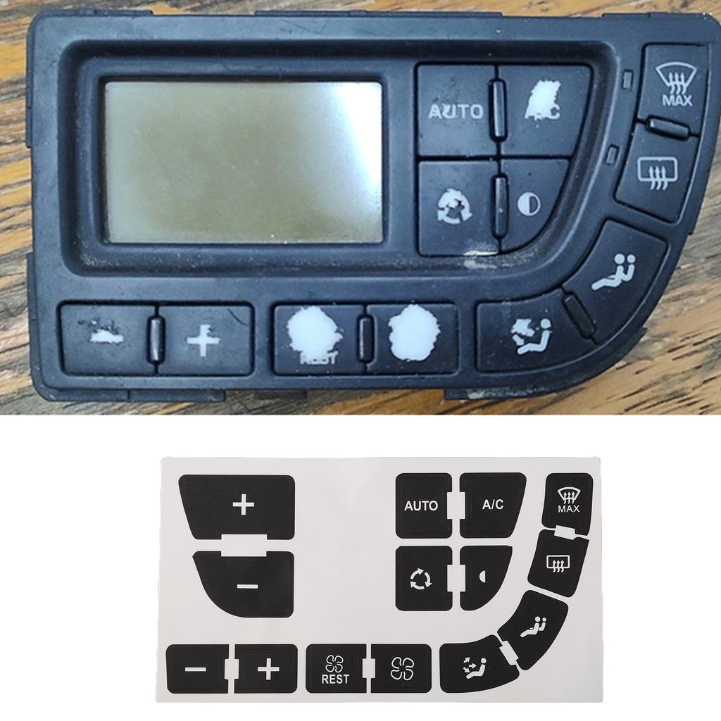 Набор наклеек для ремонта кнопок для C4, Grand, Picasso, наклейка на управление кондиционером, внутренние наклейки на кнопки автомобиля, отделка из винила