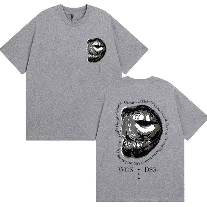 Rapper Wos Ds3 2025 Merch Graphic Tshirt Unisex Women Pop Music Fashion Short Sleeve Tshirts Hip Hop High Quality Cotton T Shirt