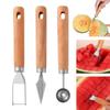Watermelon Windmill Cutter Fork Slicer Melon Baller Scoop Cutter Slicer Tool Stainless Steel Watermelon Digger Kitchen Tools 4