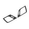 For Porsche 911 992 2019-2026 Real Carbon Fiber Car Side Air Outlet Cover Decorative Car Interior Accessories