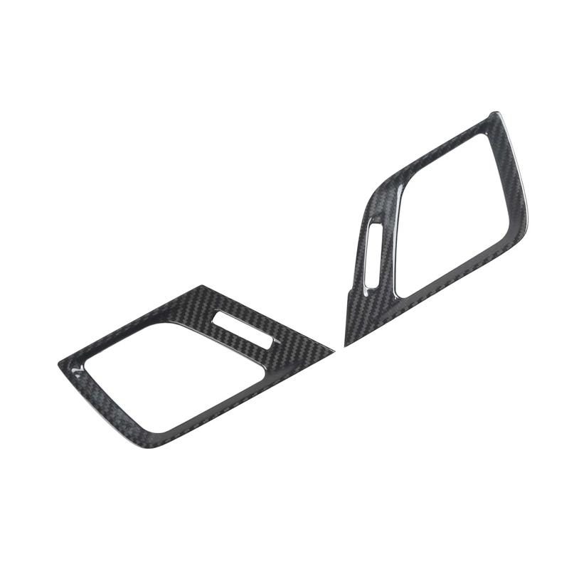 For Porsche 911 992 2019-2026 Real Carbon Fiber Car Side Air Outlet Cover Decorative Car Interior Accessories