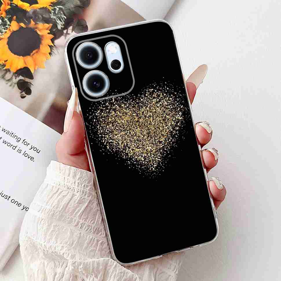 For Oppo Reno14 F 5G CPH27436.57" Case Colorful Butterfly Flowers TPU Soft Silicone Cover For Oppo Reno 14 F RENO14F Phone Cases
