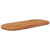 VidaXL Dessus de table 110x50x3,8 cm ovale bois massif d'acacia 370097