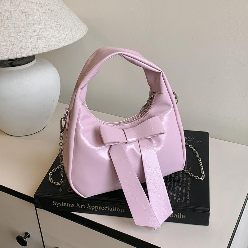 2025 нишевая трендовая сумка-бант в корейском стиле, женская сумка под мышкой в иностранном стиле, сумка через плечо