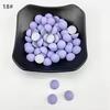 6-12mm Semi Circular Acrylic Flatback Plastic Beads Matte Multi-color Customizable Color Clothing Accessories Beads
