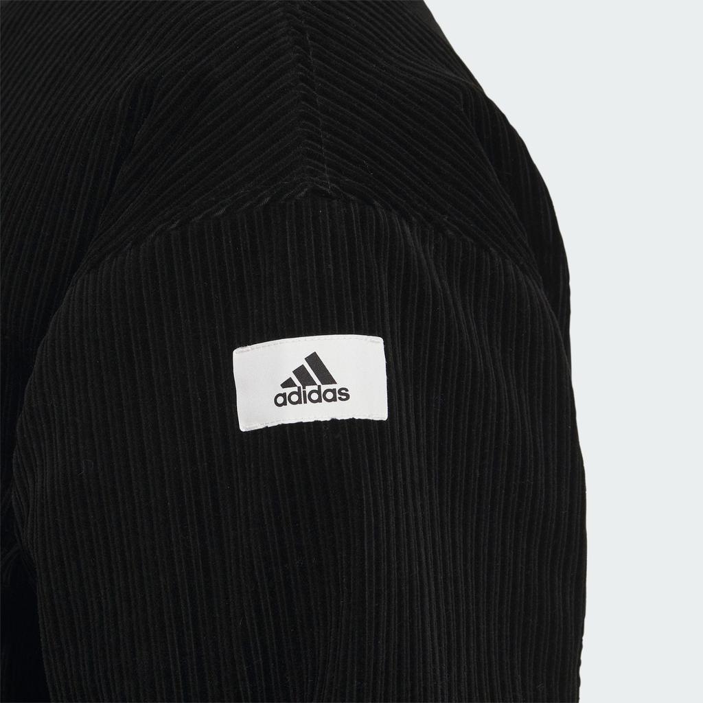 adidas Мужские куртки для отдыха Черные С воротником-стойкой Умеренные Другие IQ1387
