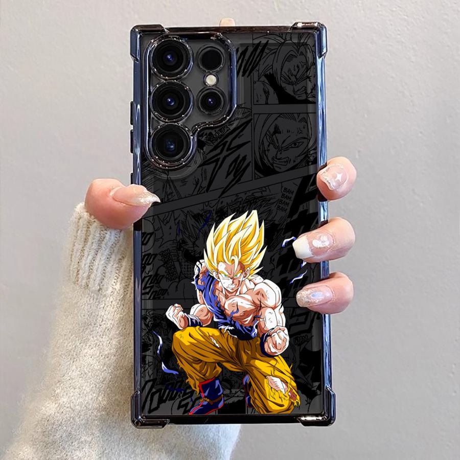Чехол для телефона с мягкой обложкой Dragon Ball для Samsung Galaxy S21 Plus S24 S23 S20 FE S22 Ultra S25 Edge