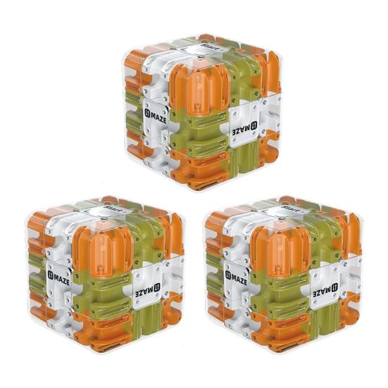 1/2 шт. Кубик-лабиринт с перекатывающимся шариком, головоломка, 3D-пазл, кубик-лабиринт для снятия стресса, тренировка логического мышления, кубик-лабиринт с бусинами, развивающая игрушка