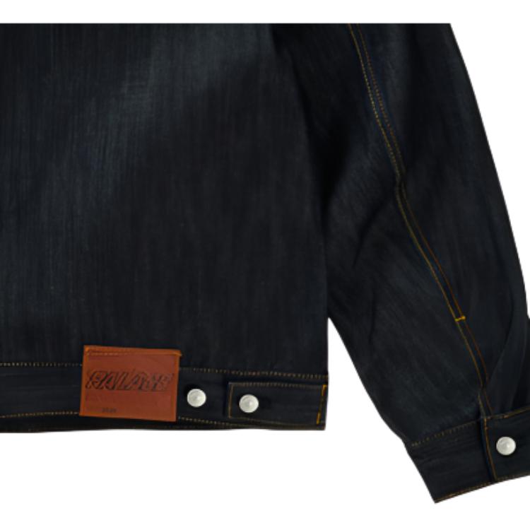 Palace × Evisu Collaboration Ss26 Casual Color Block Button Denim Jacket Unisex jackets PAL-SS26-036