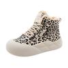 TUINANLE Winter Plush Casual Platform Shoes Woman Sneakers Slip On Shoes Women Flock Leopard Print Chunky Sneakers