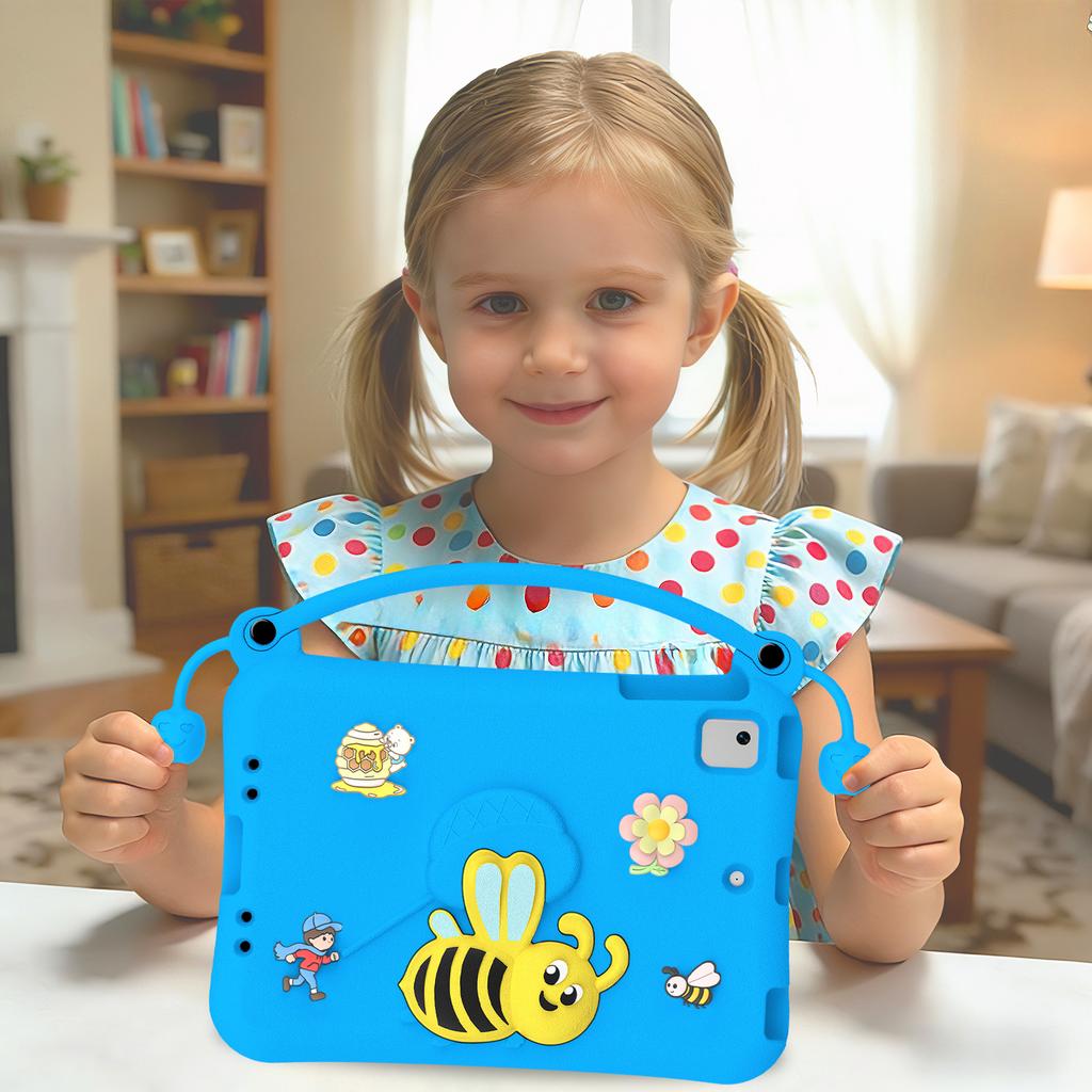 EVA Case For iPad mini (2019) 7.9 inch / mini 4 / mini 3 / Mini 2 / Mini Bee Style Kickstand Tablet Cover with Carry Handle