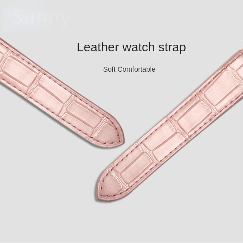 Ремешок для часов из натуральной кожи для Cartier Sandoz Santos 100 Ремешок для часов Мягкий Удобный Ремешок Аксессуары 20 23 мм Браслет