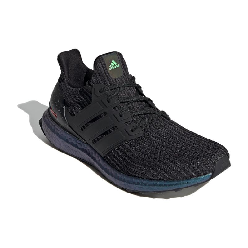 adidas Кроссовки Ultra Boost Черный Зеленый Цитрусовый FY7079