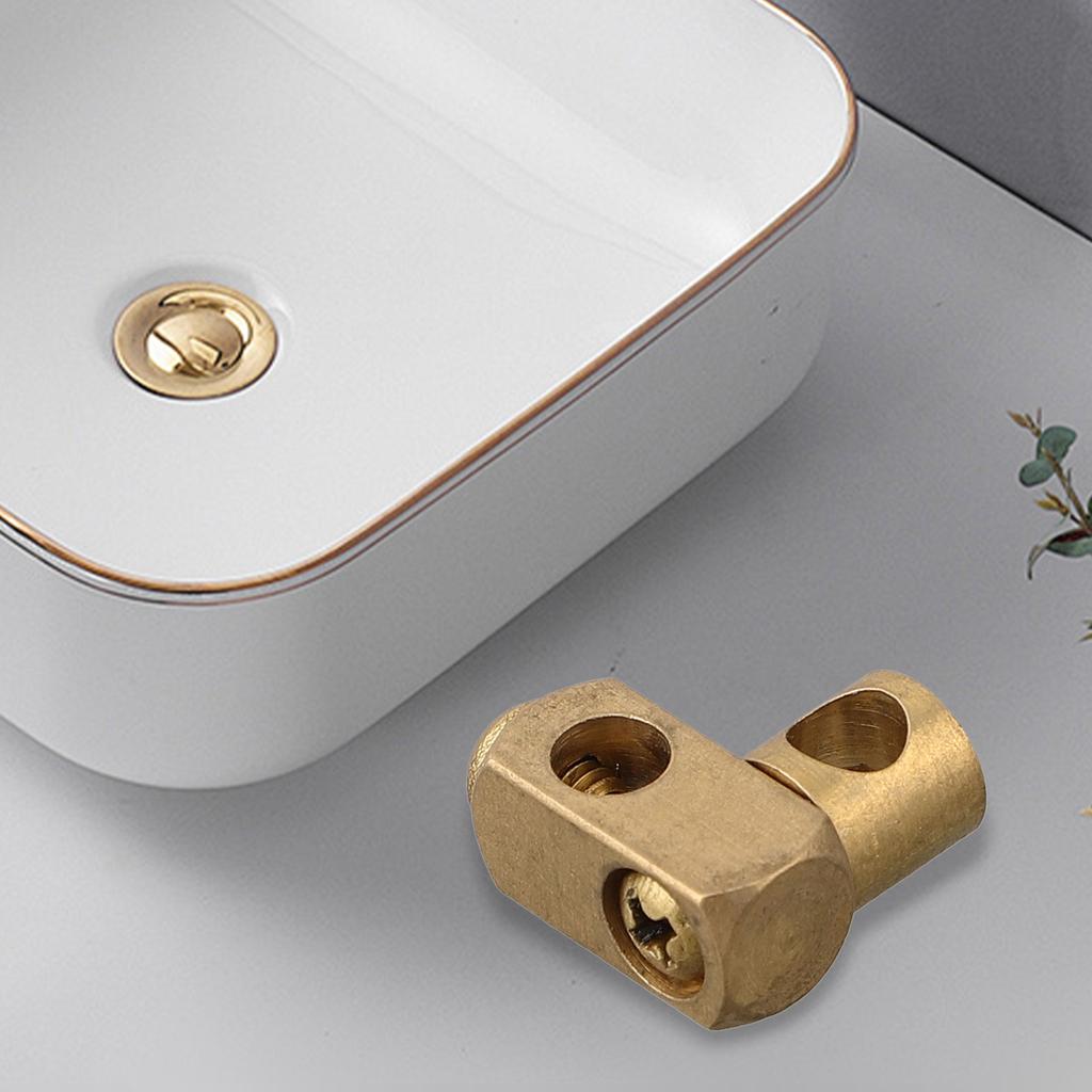 360 Degree Joint Piece Adjustable Metal Joint High-quality Screws Reliable Construction Versatile Compatibility Bathroom