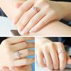 Кольцо-коготь с кристаллами и покрытием Rose Gold, регулируемого размера, для мужчин и женщин, подарок