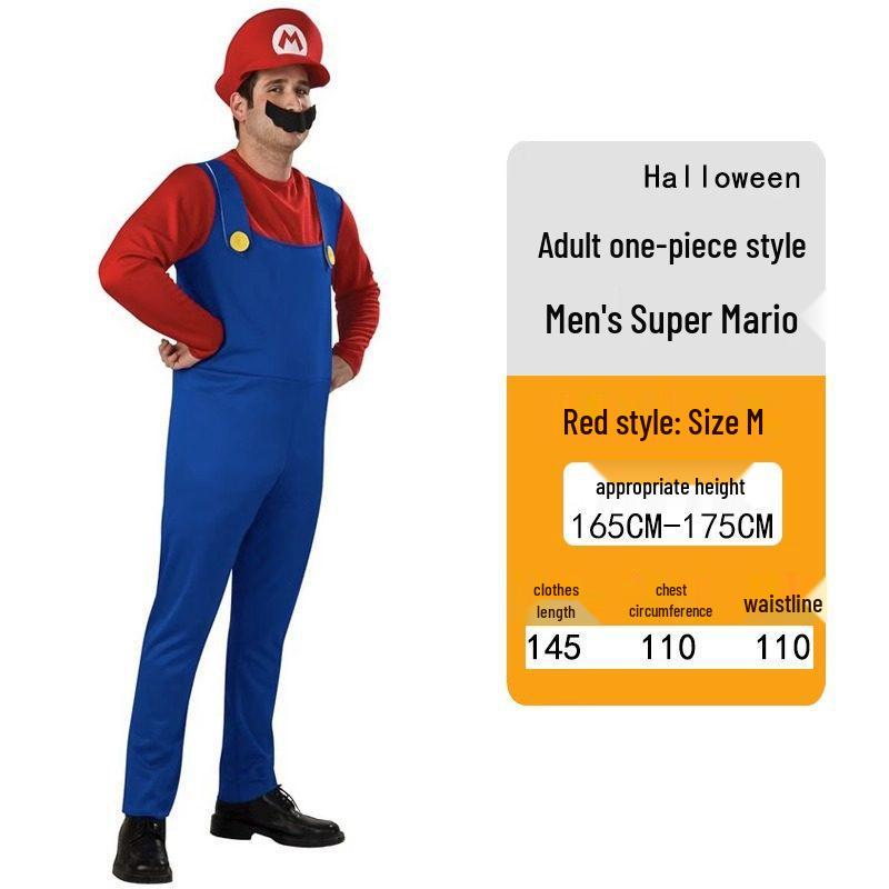 Костюм для косплея на Хэллоуин в стиле аниме Super Mario для тематических вечеринок и выступлений