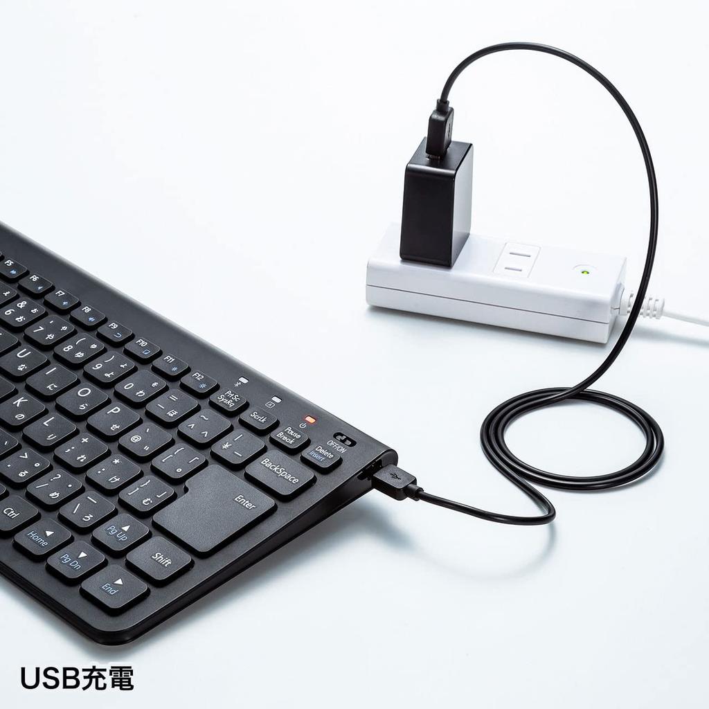 Sanwa Supply Bluetooth Slim Keyboard (Black) SKB-BT32BK