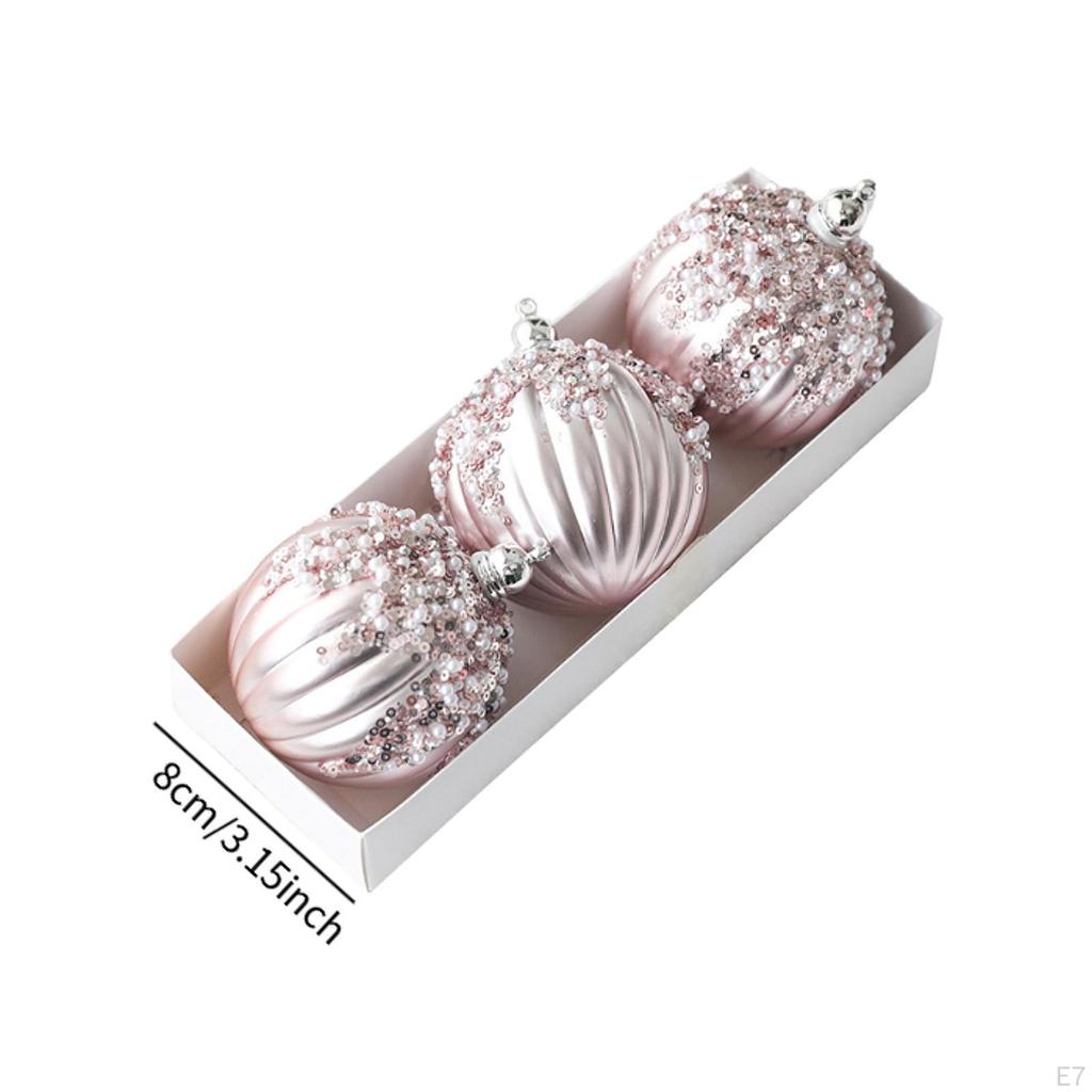 Рождественские подвесные украшения, украшения, набор шаров для свадьбы