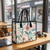 Elegant Floral Tote Bag Stylish Daily Use Handbag for Women Casual Portable Shopping Shoulder Bag