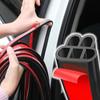 5 м резиновая уплотнительная полоса для двери автомобиля, автомобильные уплотнители для дверей, аксессуар, двухслойная защита, уплотнитель для автомобиля, уплотнитель, аксессуары для интерьера автомобиля