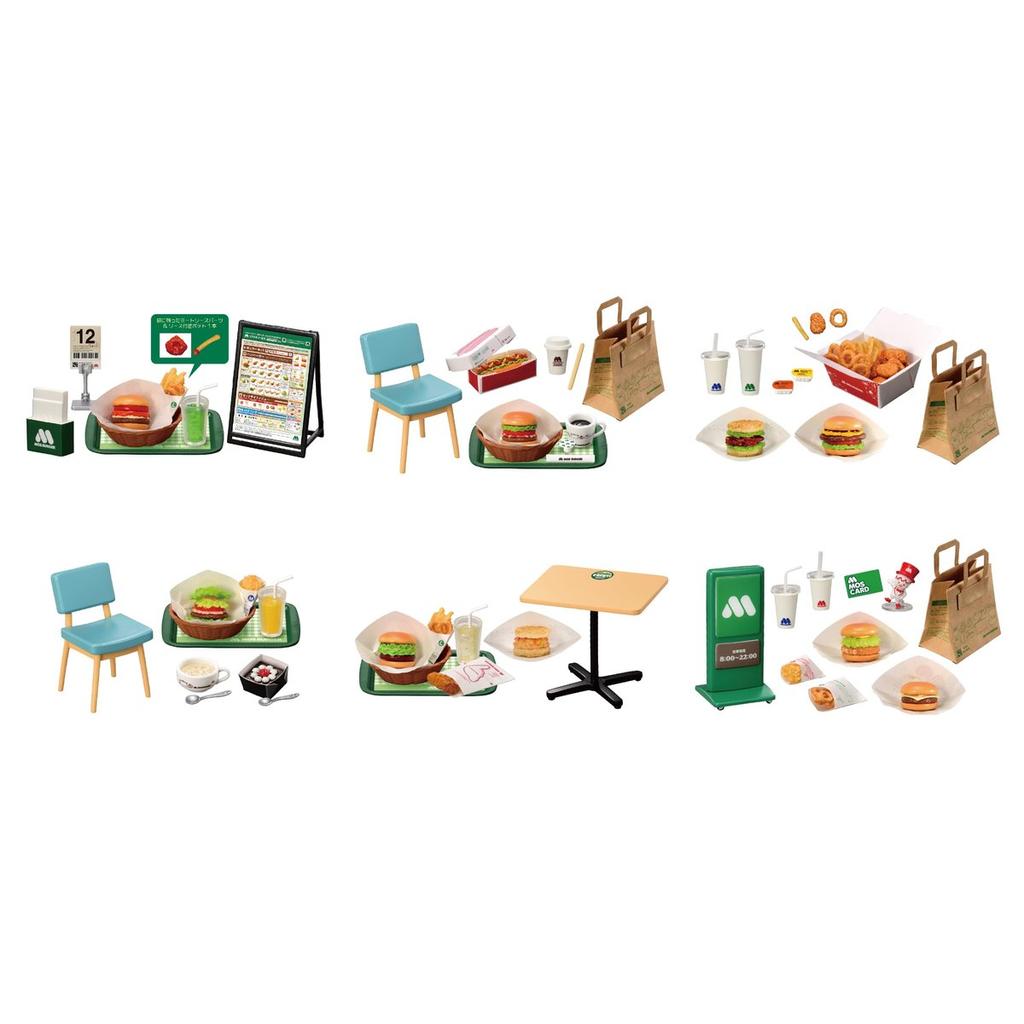 RE-MENT Mos Burger Миниатюрная Коллекция - Игрушка Фастфуд