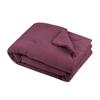 Plaid Ou Edredon En Gaze De Coton 125 X 150 Cm Colors Pourpre