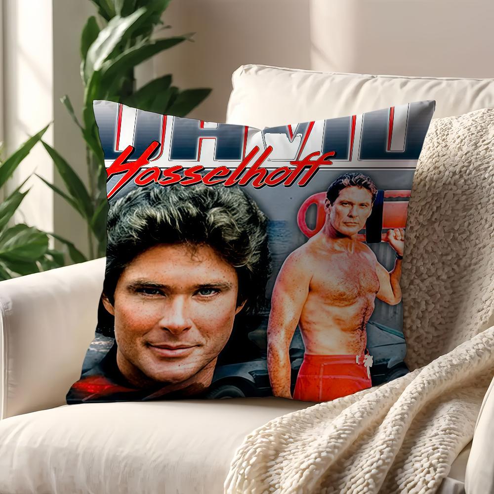 David HHasselhoff Jacket cushion cover Best Home Office Coffee Pillow Sofa Printing Decoration Room Shop Car Nordic Simplicity