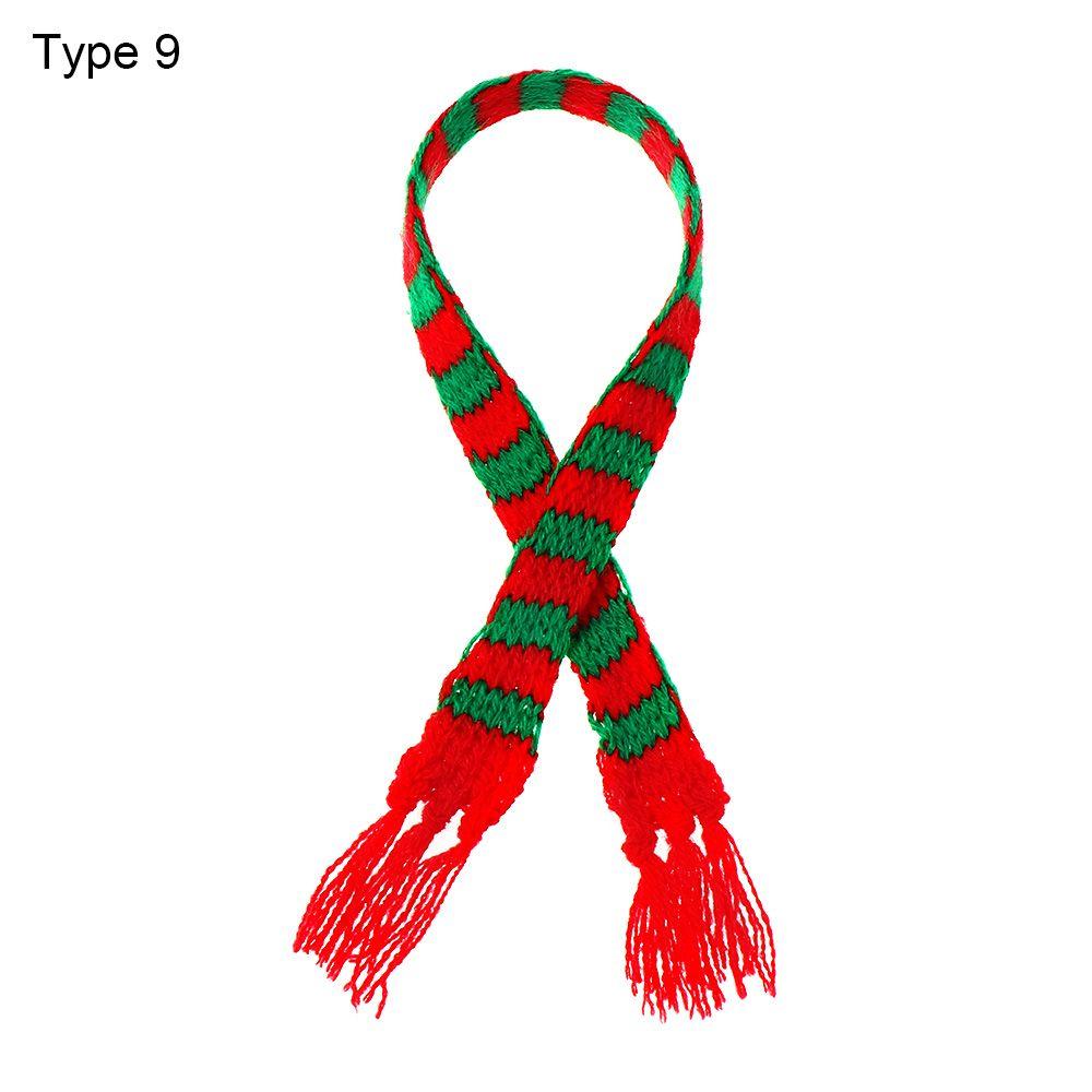 Аксессуары Миниатюрная одежда Кукольный шарф Шапка Вязаные шарфы Материал ручной работы Мини Рождественские шапки