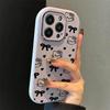Металлический чехол для телефона с бантом и котенком для iPhone 13-17 Pro Max