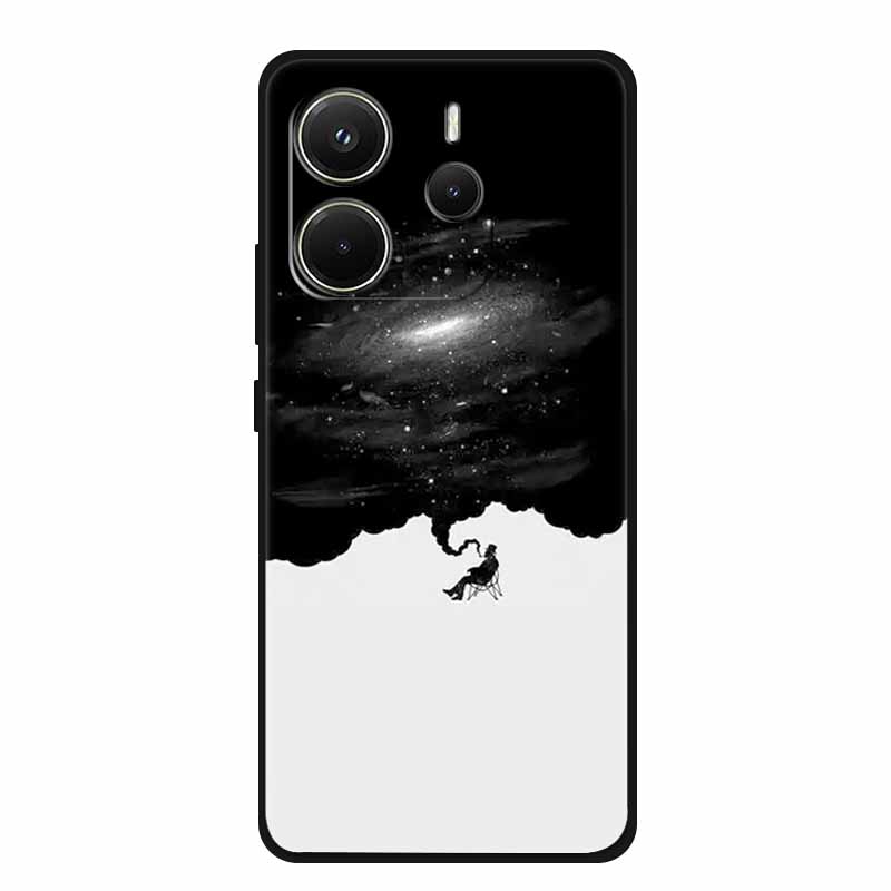 Для Xiaomi Redmi Note 14 4G Global Чехол Роскошный ТПУ Мягкий Силиконовый Чехол Чехлы для Телефона для 24117RN76G Защитный Новый Бампер Funda