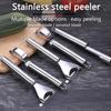 Овощечистка из нержавеющей стали, Овощечистка для фруктов, Многофункциональный скребок, Овощечистка для дыни