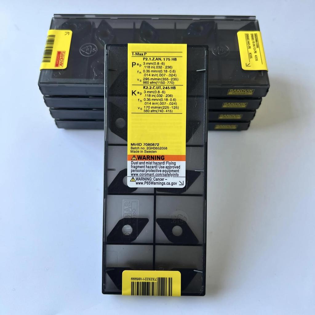 Original Sandvik / DNMG150612-PR 4335 CNC lathe carbide blade 10 PCS